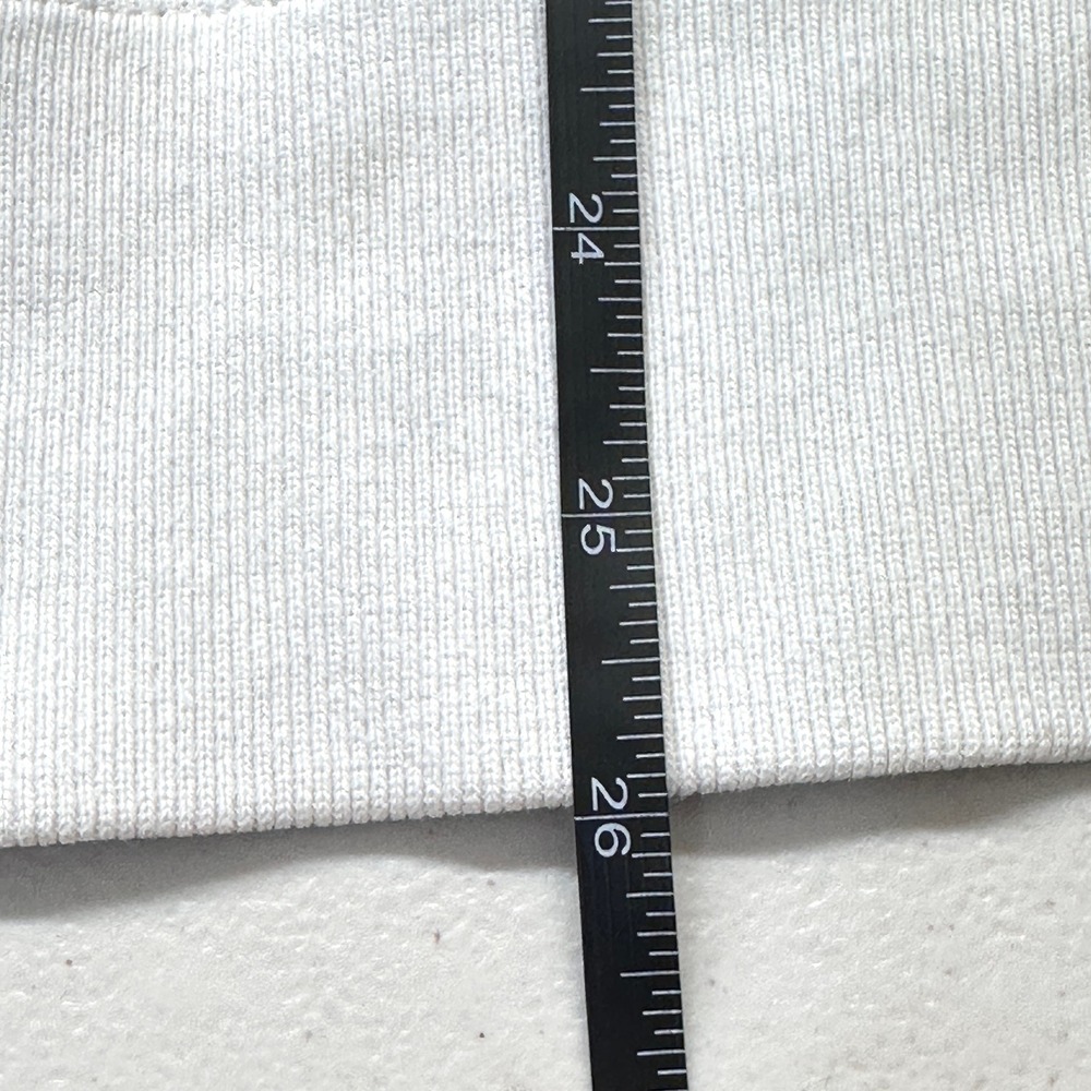 Abercrombie & Fitch Paris Sunday Crew Size XL White with Black Embroidered Text - Picture 5 of 10
